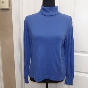 Erika and Company Blue Turtle neck Size XL